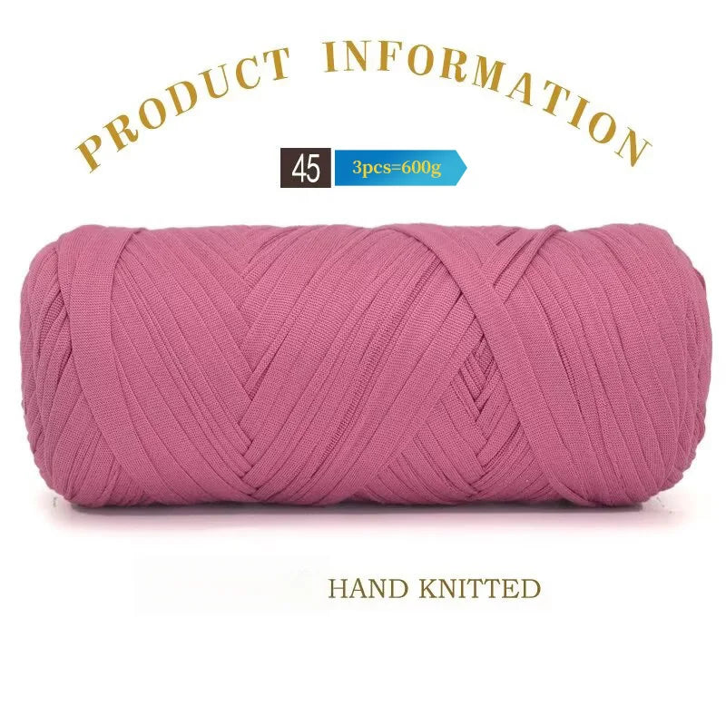 Yarn, Fabric Strip for Crochet Bags, Slippers, Hats, Cushions & Baskets