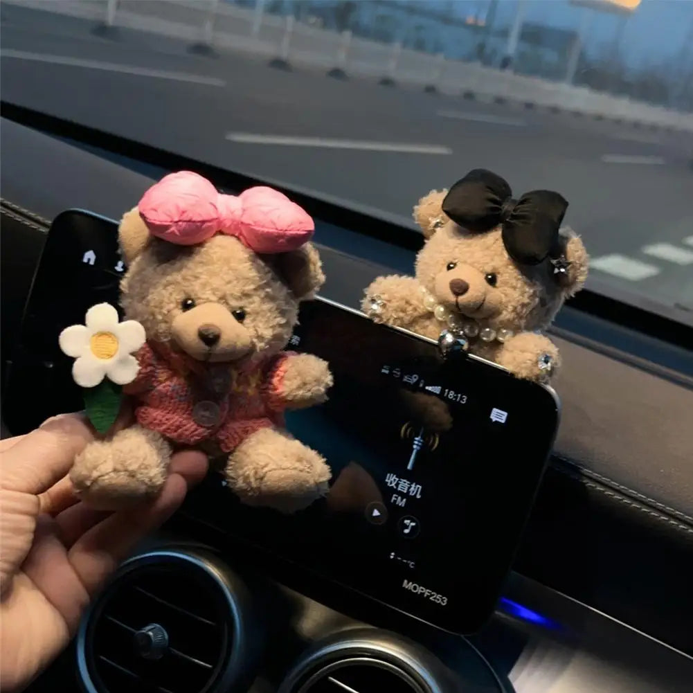 Car Decoration Interior Bear Screen Car Dashboard Ornament Decoration