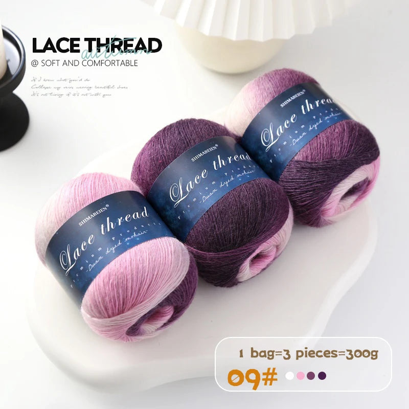 Yarn, Rainbow Gradient for Handmade Shawls, Hats, Scarves & Sweaters