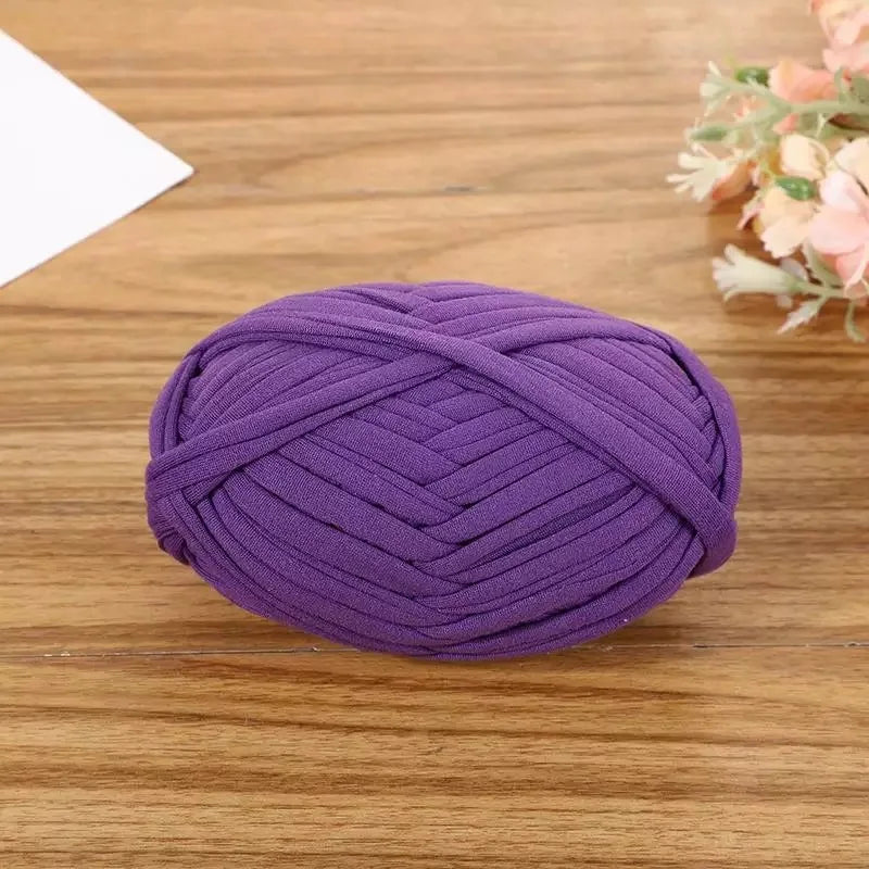 Yarn, Flat T-Shirt Style for Crochet Rugs, Bags, Slippers & Handmade Crafts