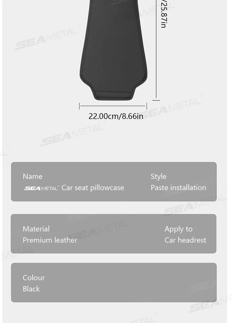 BLALION Premium Car Headrest Cover Premium Quality Replacement Accessory