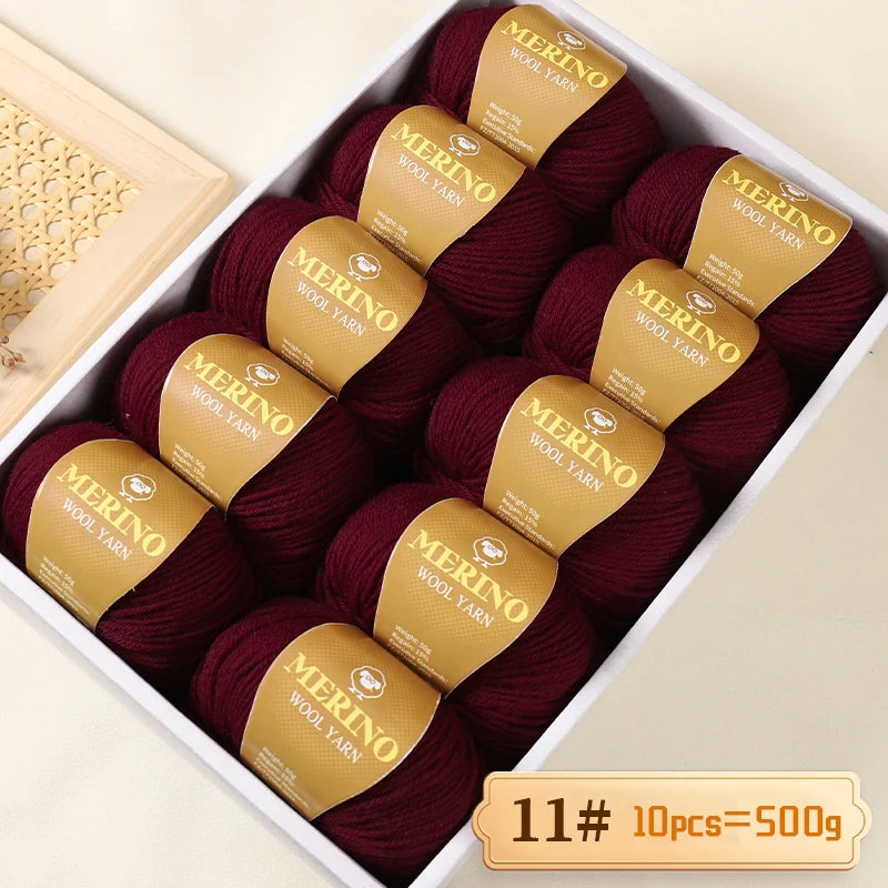 Yarn, Medium-Fine for Hand Knitting Sweaters, Scarves & Winter Hats