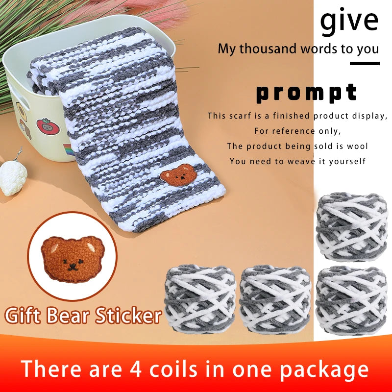 Yarn Pack for Handmade Scarves, Knitting Projects & Thoughtful Craft Gifts