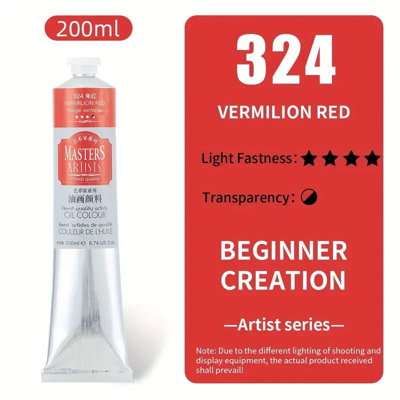 Marie's Oil Paint — 200ml Jumbo Tube, 14 Colors Available