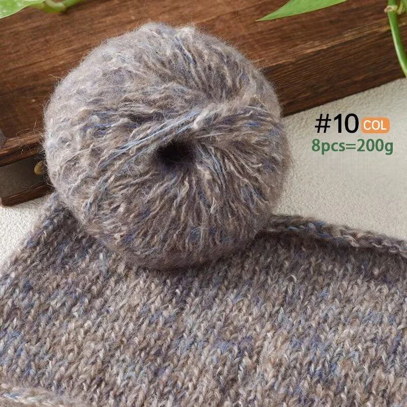 Yarn, Colorful Textured for Sweaters, Shawls, Coats, Scarves & Crochet