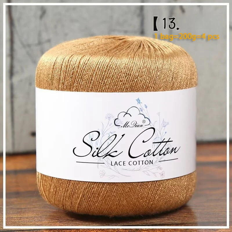Yarn, Fine for Crochet Shawls, Openwork Sweaters, Summer Hats & Knitwear