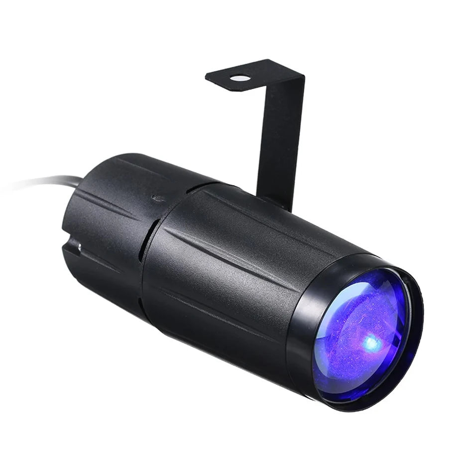 ALIEN 5W LED Beam Spotlight Pinspot Light Mirror Balls DJ Disco Party Christmas Dance Holiday Back lights Stage Lighting Effect