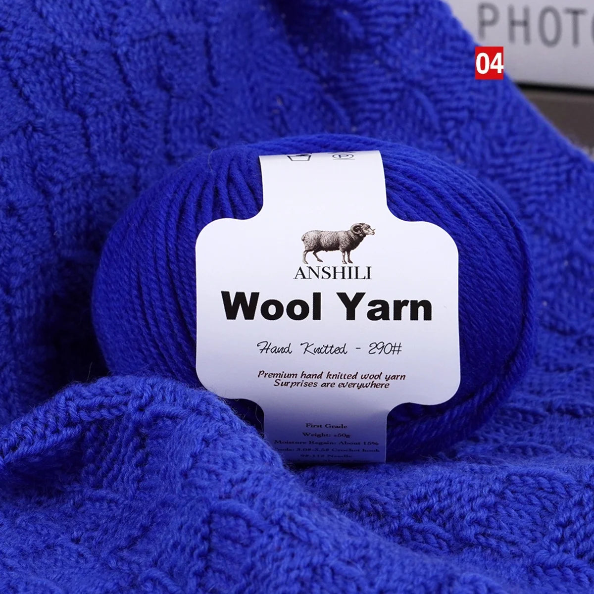 Yarn, Medium-Thick for Sweaters, Scarves, Gloves, Blankets & Cozy Crafts