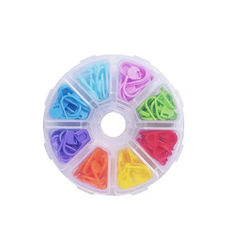 Stitch Markers, Plastic Locking Clips for Knitting & Crochet Yarn Projects