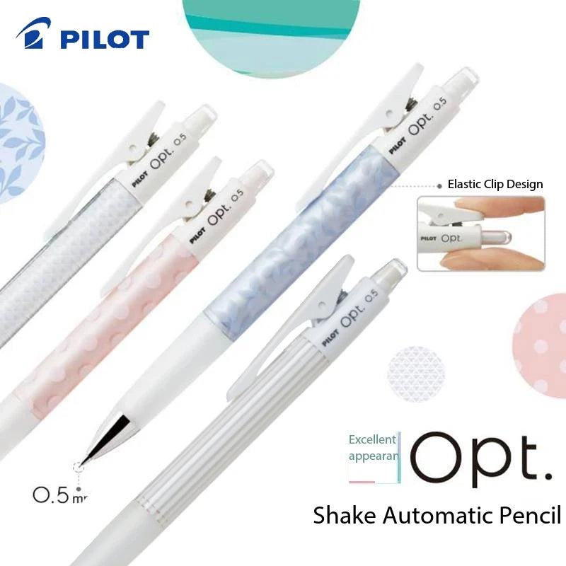 Pilot Opt. HOP-20R Shake Mechanical Pencil 0.5mm — with Optional Lead Refills