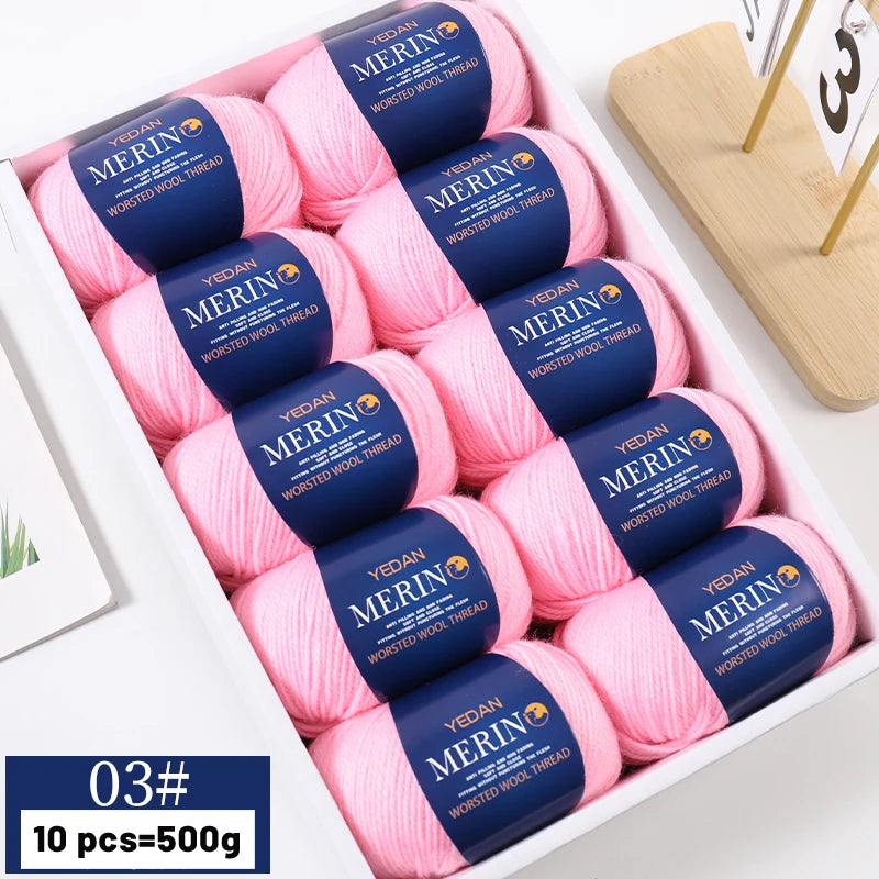 Yarn, Fine for Hand Knitting Sweaters, Scarves, Hats & Winter Accessories