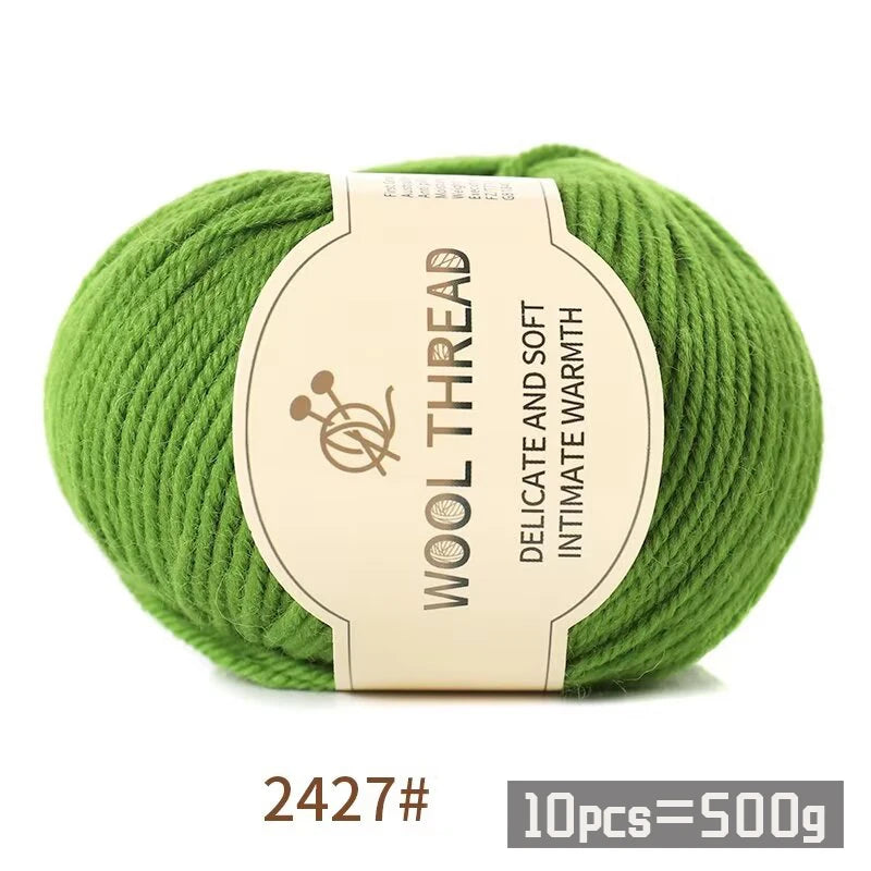 Yarn, Medium-Coarse for Handmade Sweaters, Scarves, Hats & Winter Knitwear