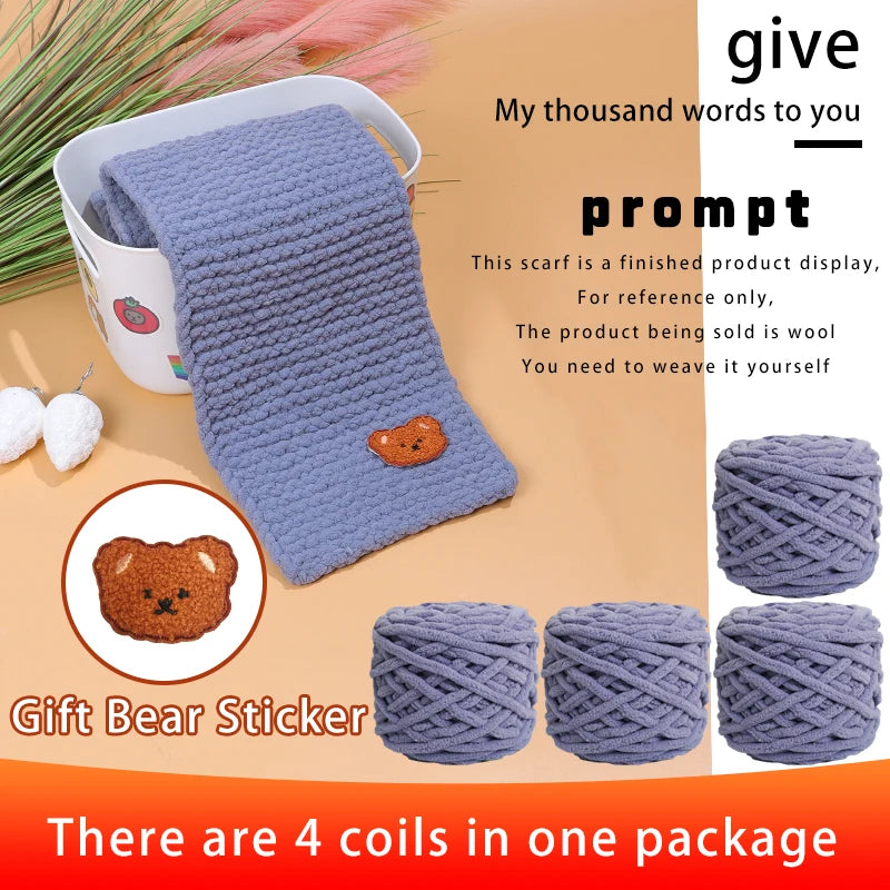 Yarn Pack for Handmade Scarves, Knitting Projects & Thoughtful Craft Gifts