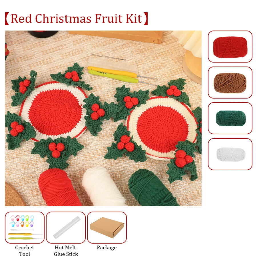 Crochet Kit for Handmade Baskets, Coasters & Beginner Home Decor Projects