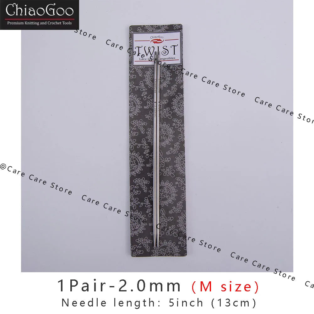 Knitting Needle Tips, ChiaoGoo TWIST Lace for Interchangeable Yarn Crafts
