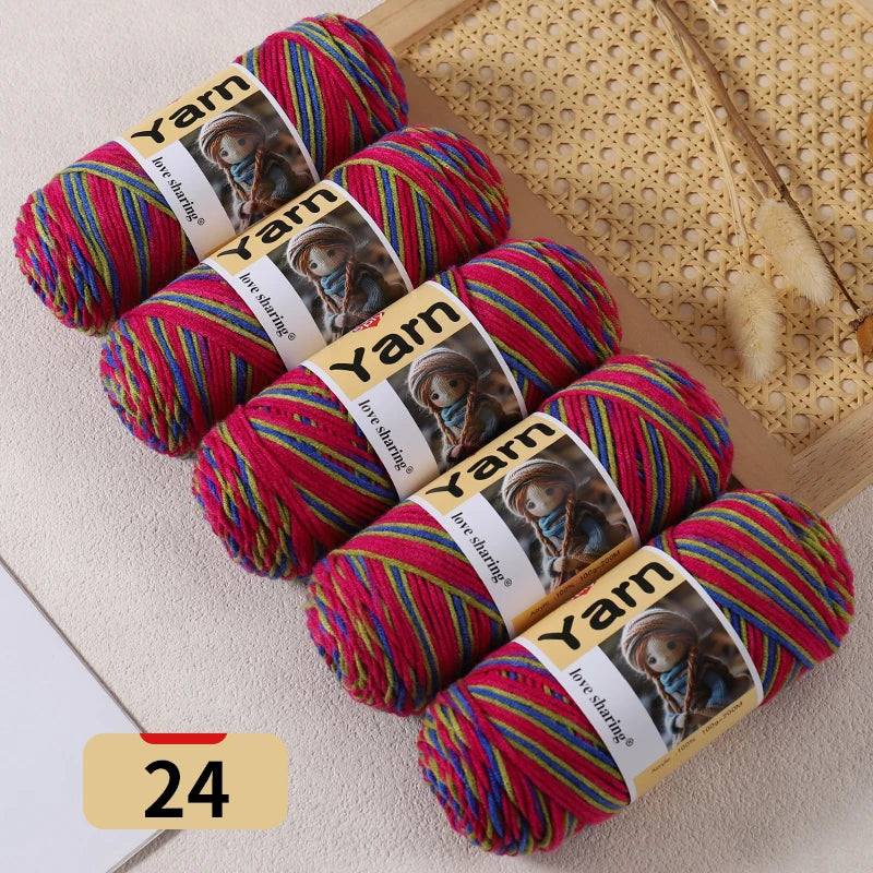 Yarn, Rainbow Gradient for Sweaters, Scarves, Hats & Handmade Blankets