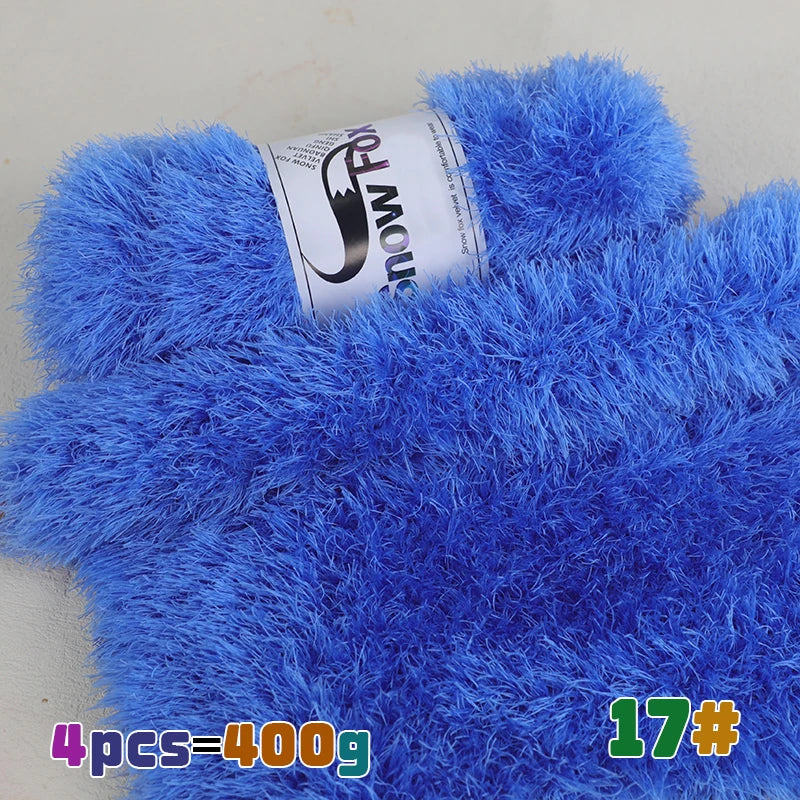 Yarn, Faux Fur Eyelash Texture for Knitting Coats, Scarves, Hats & Vests