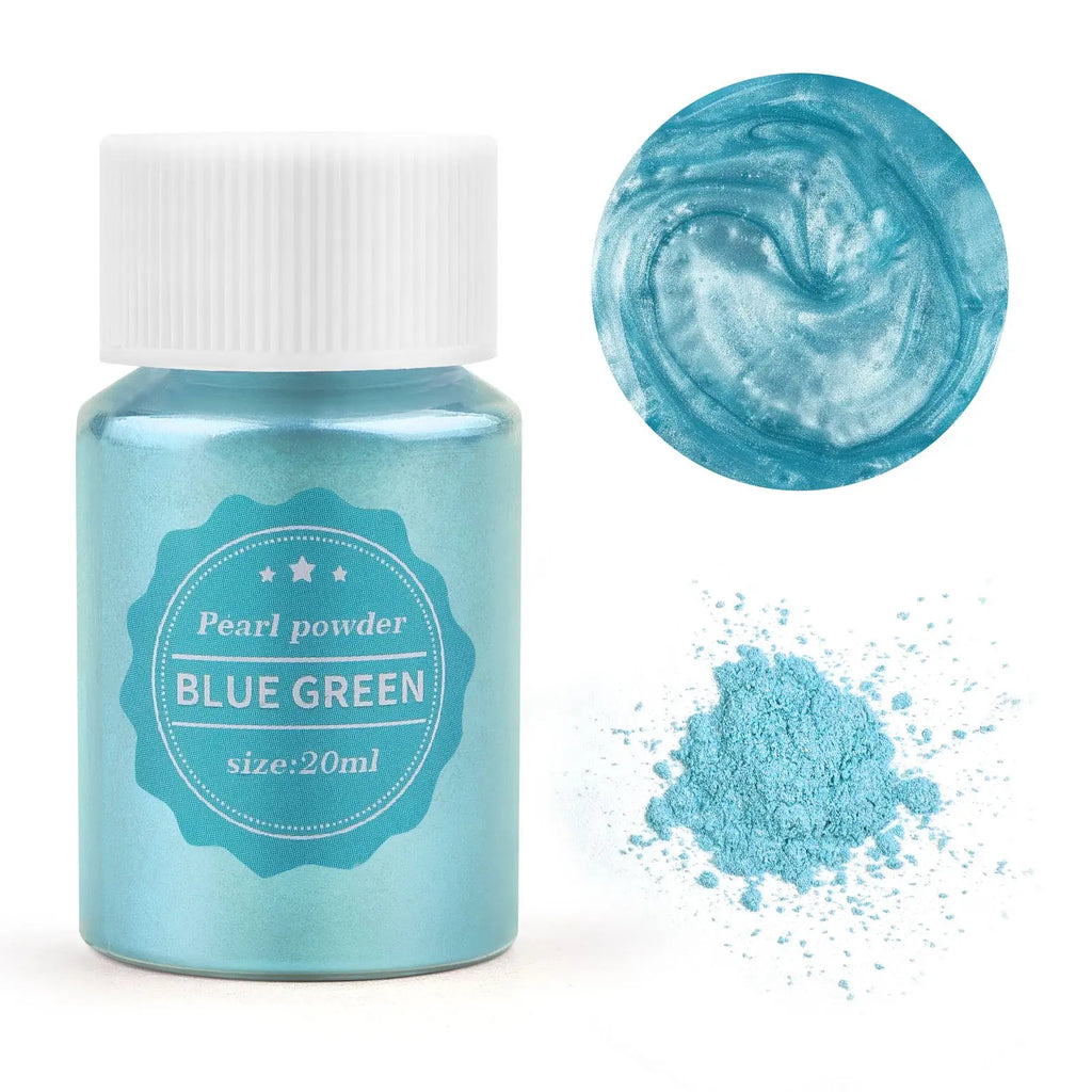 Pearlescent Mica Pearl Powder 10g — 24 Colors for Resin, Candles & Crafts