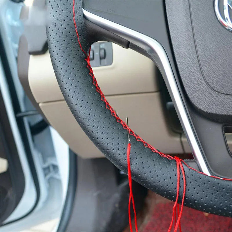 Car Steering Wheel Cover Needles Steering Wheel Cover Anti-Slip Comfort