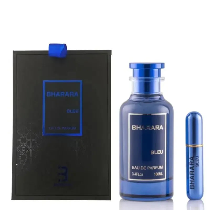 Bharara Bleu Men's Cologne Eau de Parfum 3.4 oz Fresh Citrus with Travel Spray