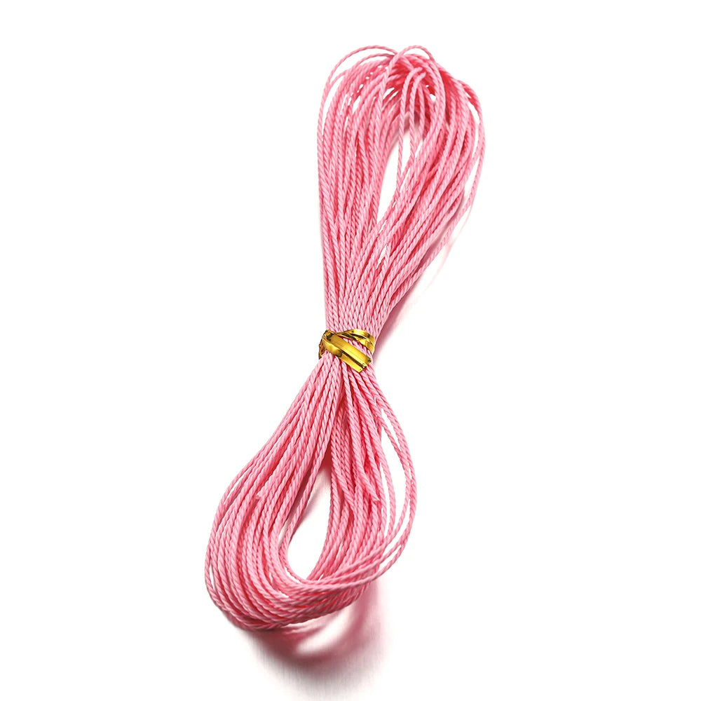 Beading Cord Waxed Cotton String Rope Bracelet Necklace DIY Jewelry Making