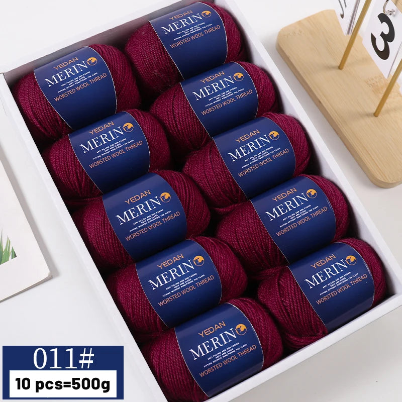 Yarn, Fine for Hand Knitting Sweaters, Scarves, Hats & Winter Accessories