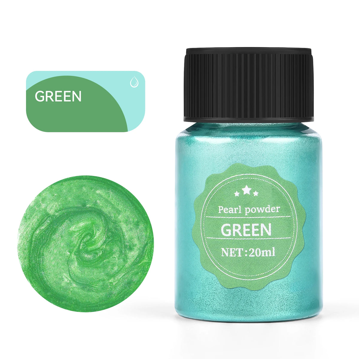 Pearlescent Mica Powder 20ml — 24 Colors for Candles, Resin & Soap
