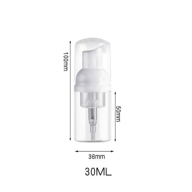 Foaming Pump Bottles Empty Plastic Refillable Soap Dispensers 2 Pack