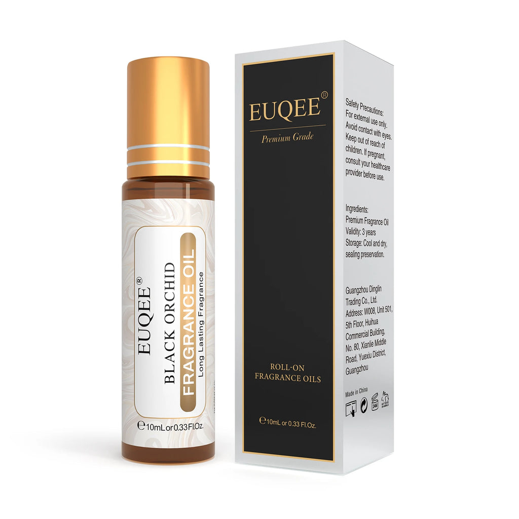 EUQEE 6PCS Flower Series Fragrance Oil Set -10ml Japanese Magnolia Black Orchid Gardenia Green Tea Freesia Lily of the valley