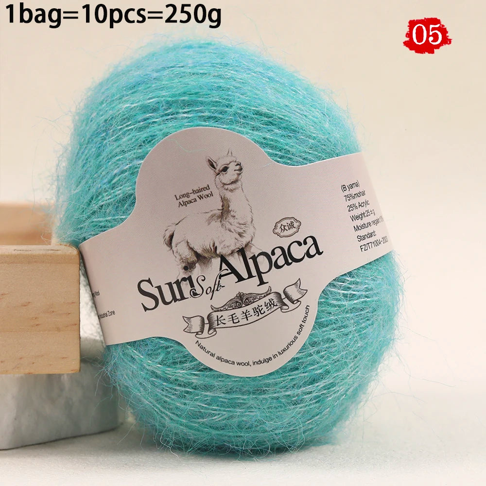 Yarn, Long-Pile Multicolor for Sweaters, Gloves, Shawls & Decorative Crafts