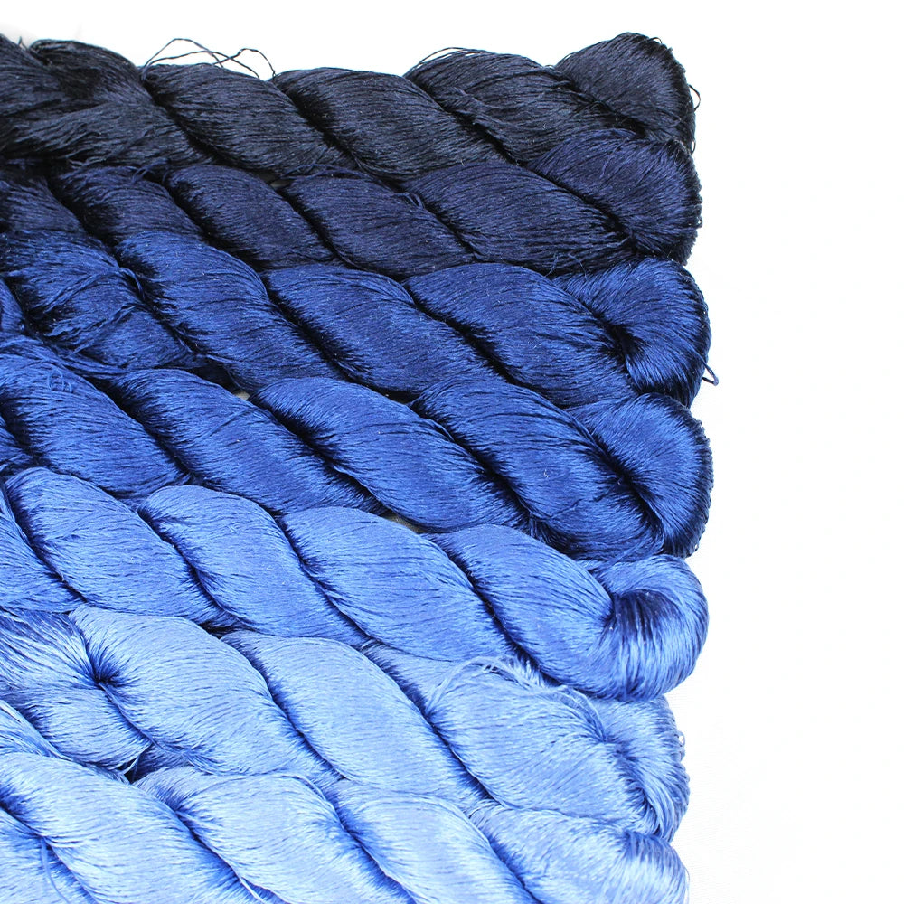 Embroidery Thread, Blue Colors for Handmade Needlework & Stitching Crafts