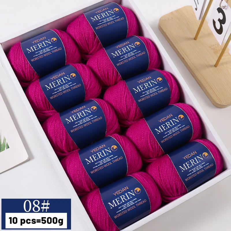 Yarn, Fine for Hand Knitting Sweaters, Scarves, Hats & Winter Accessories