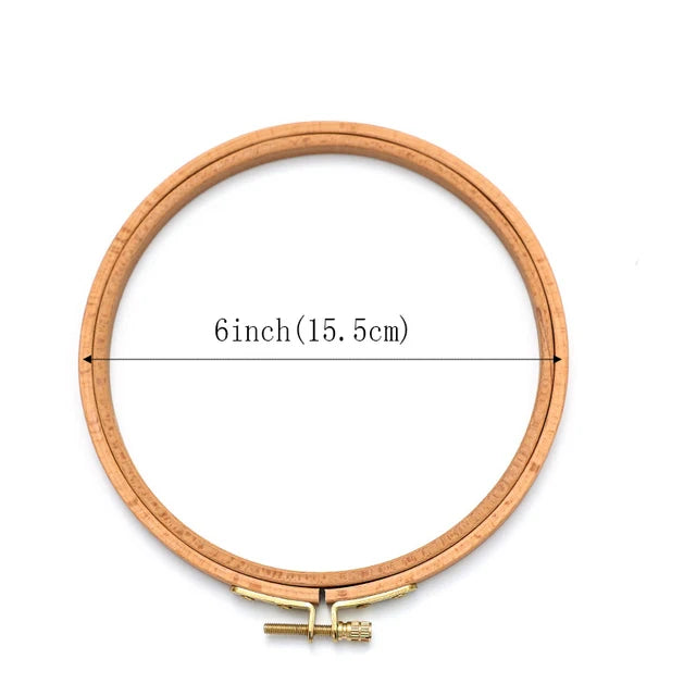 Embroidery Hoop, Oval Frame for Cross-Stitch & Handmade Needlework Projects