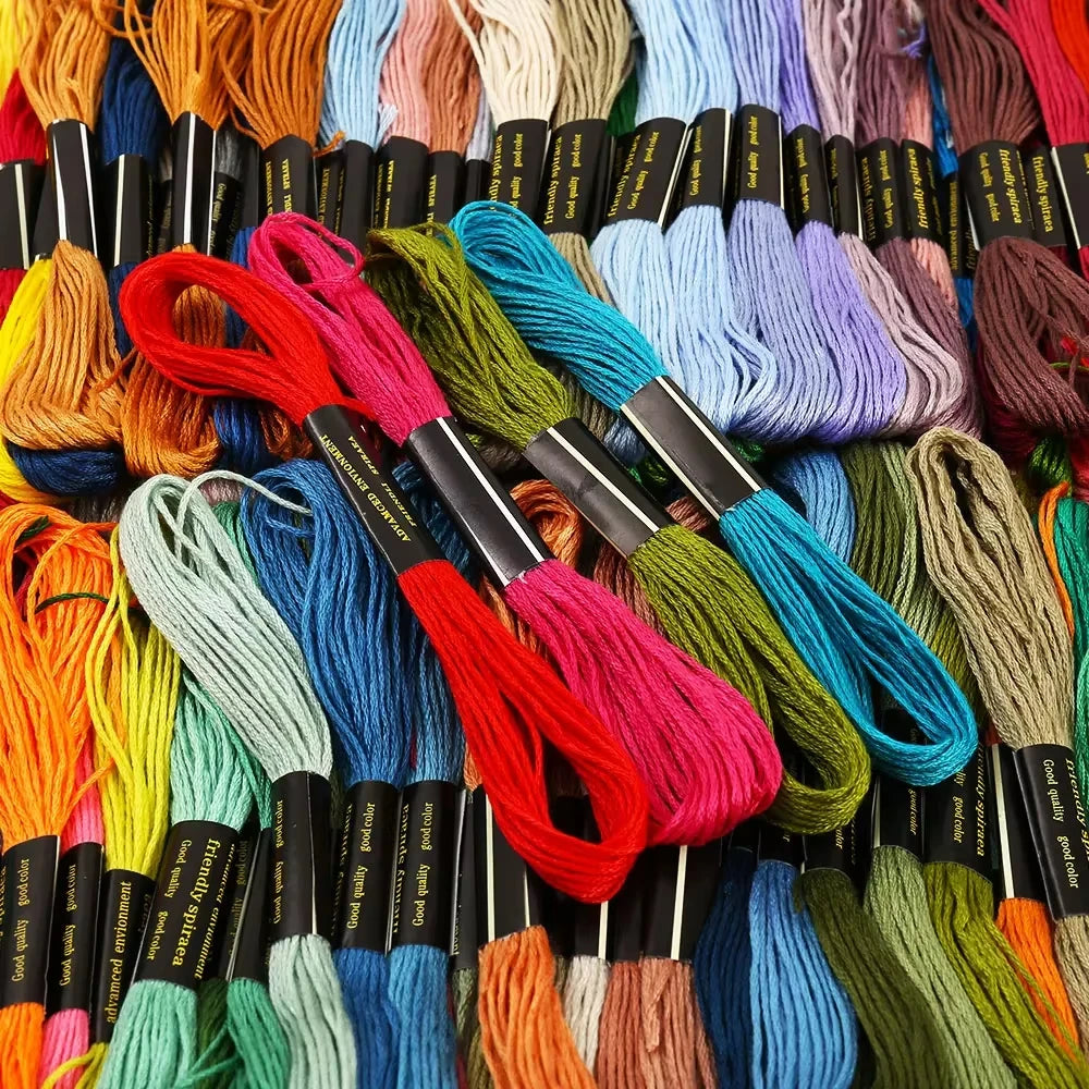 Embroidery Thread, Multicolor Packs for Cross-Stitch & Handmade Needlework