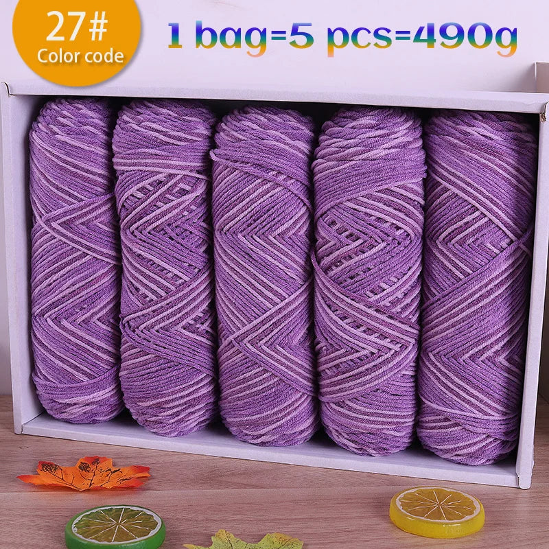 Yarn, Color Gradient for Knitting Sweaters, Scarves, Hats & Handmade Gifts