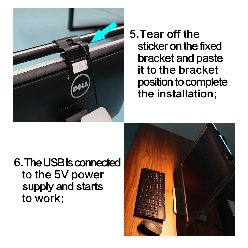 Computer Monitor Screen Light Bar LED Computer Monitor Light Bar Desk Lamp
