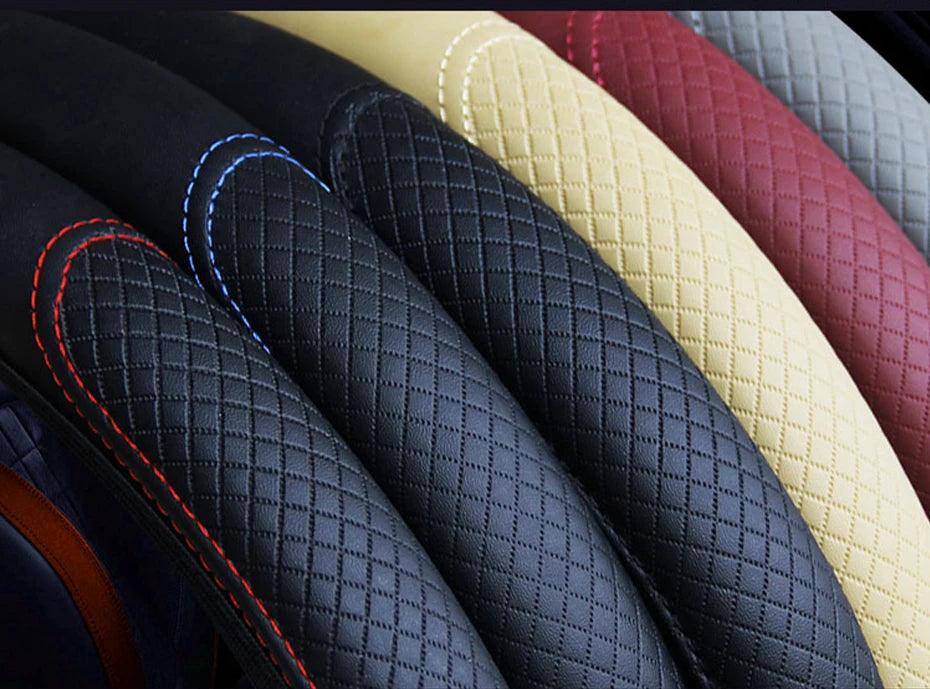 Full-Wrapped Car Steering Wheel Cover Steering Wheel Cover Anti-Slip Comfort