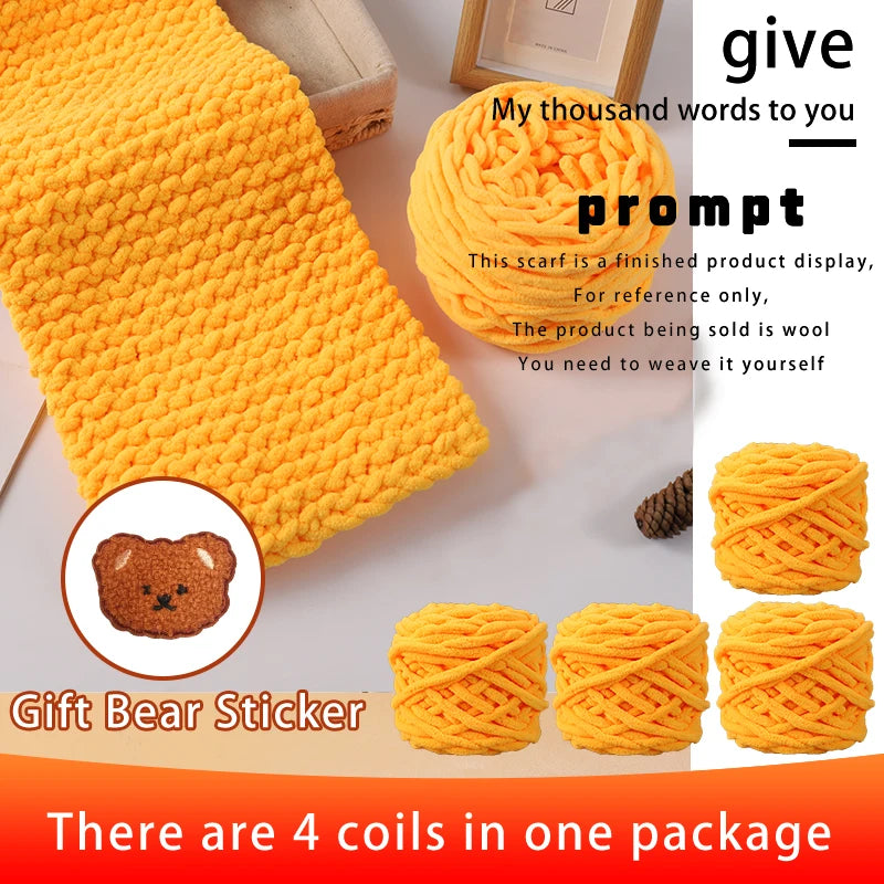 Yarn Pack for Handmade Scarves, Knitting Projects & Thoughtful Craft Gifts