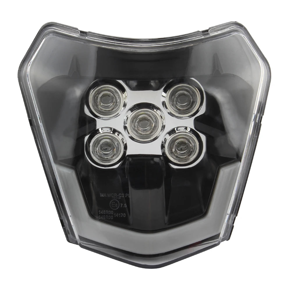 Motorcycle Headlight LED Enduro for Premium Quality Replacement Accessory