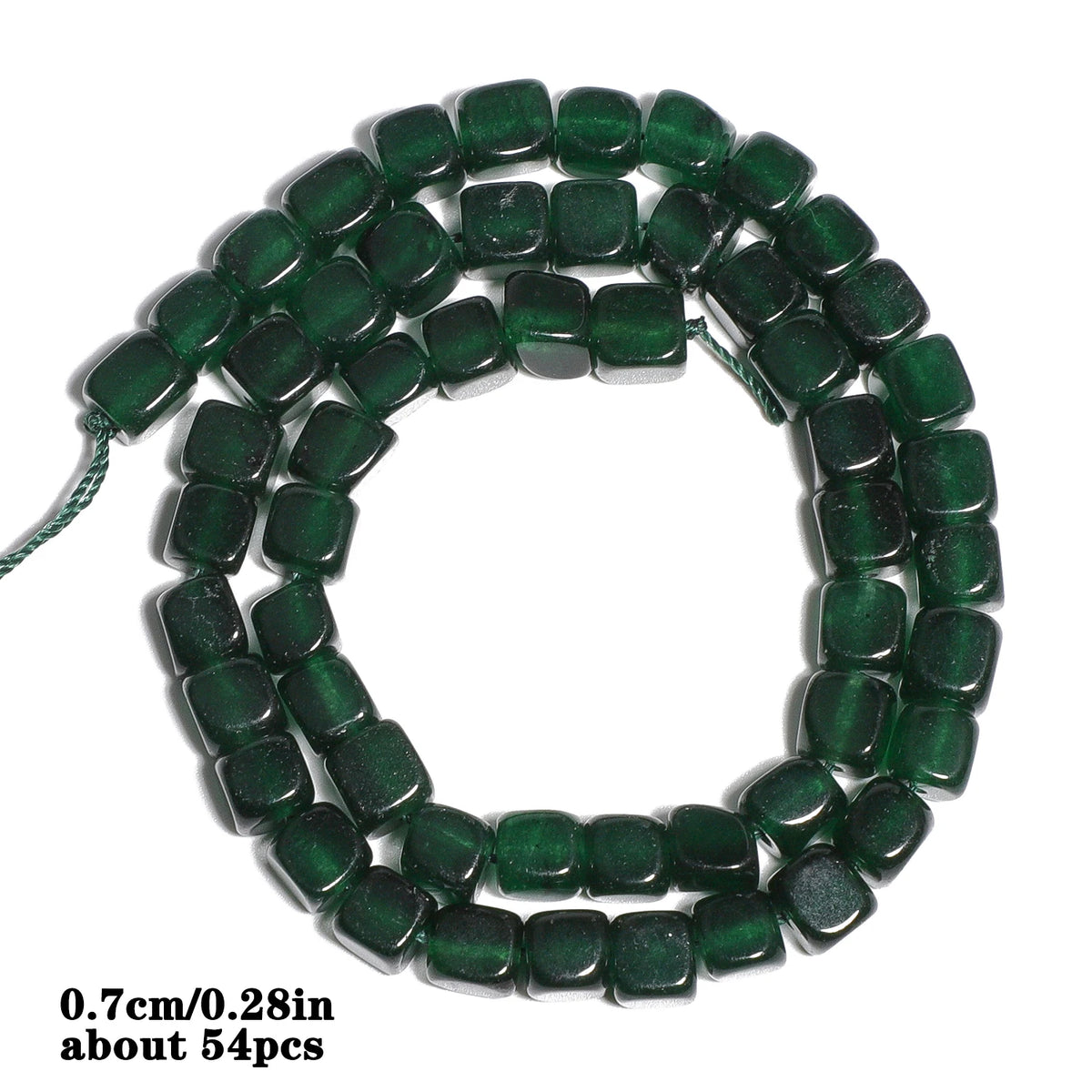Stone Beads Green Chalcedony-Style Mixed Shapes for DIY Jewelry Making