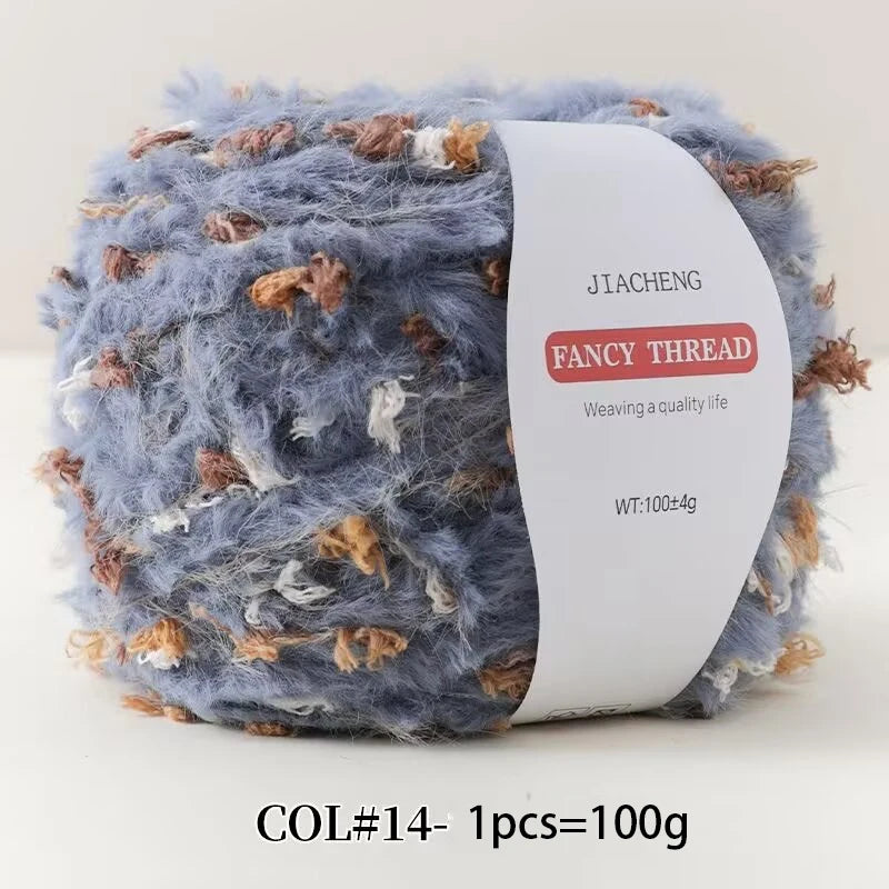 Yarn, Wide Faux Fur Texture for Knitting Coats, Scarves & Accessories