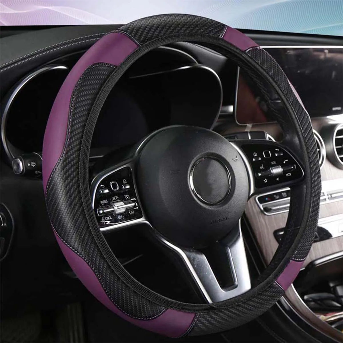 Car Steering Wheel Cover Breathable Steering Wheel Cover Anti-Slip Comfort
