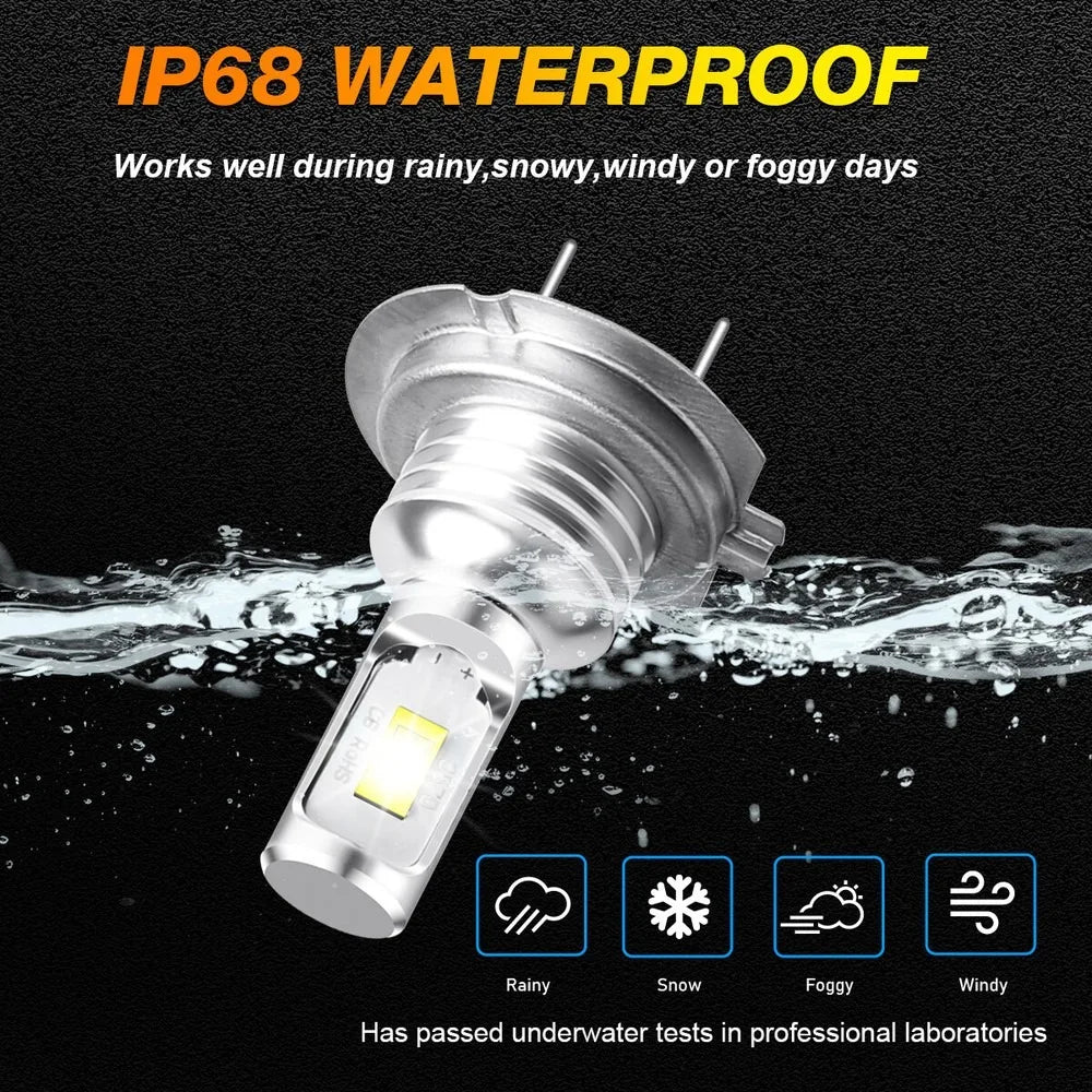 H7 LED Headlight KIT Combo Premium Quality Replacement Accessory