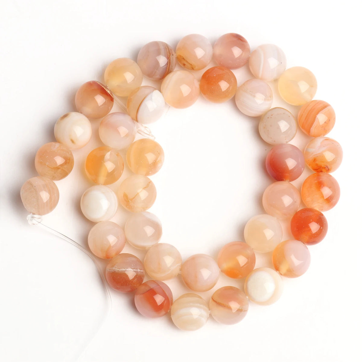 Stone Beads Round Purple Amethyst-Style for DIY Jewelry Making Bracelet Supplies