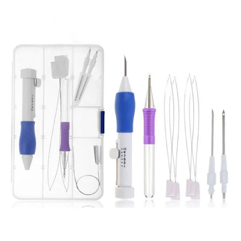 Punch Needle Tool Set, Embroidery Pen for Handmade Needlework & Yarn Crafts