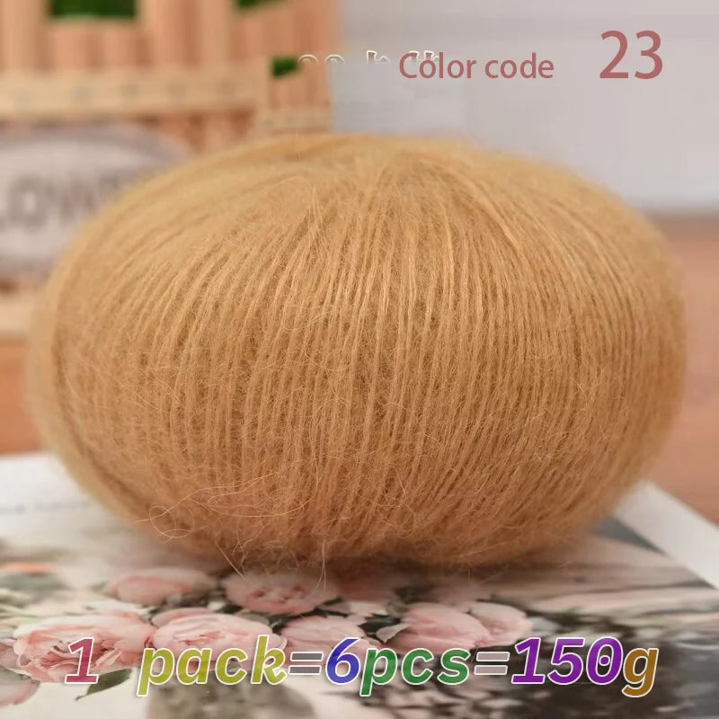 Yarn, Mohair Blend for Hand Knitting, Crochet & Creative Needlecraft Projects