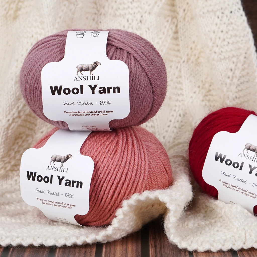 Yarn, Medium-Thick for Sweaters, Scarves, Gloves, Blankets & Cozy Crafts