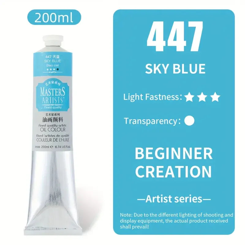 Marie's Oil Paint — 200ml Jumbo Tube, 14 Colors Available