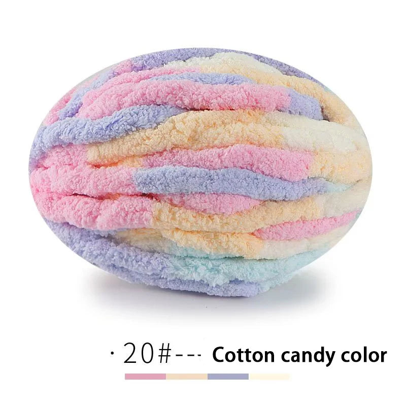 Yarn, Extra-Thick Chenille for Blankets, Cushions, Pet Beds & Cozy Crafts