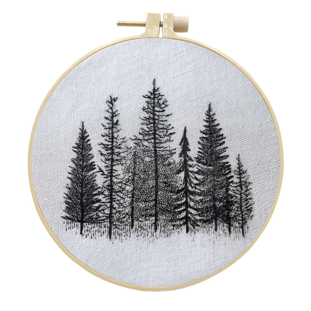 Embroidery Kit, Nature Scenery for Beginner Needlework & Handmade Decor